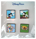 Disney Pin - Booster Set - Mickey and Friends Comic Strip - 4-Pin Set - front view