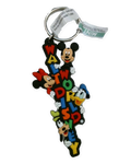 Disney Parks Keychain - Soft Touch - Walt Disney World Letters Fab 4