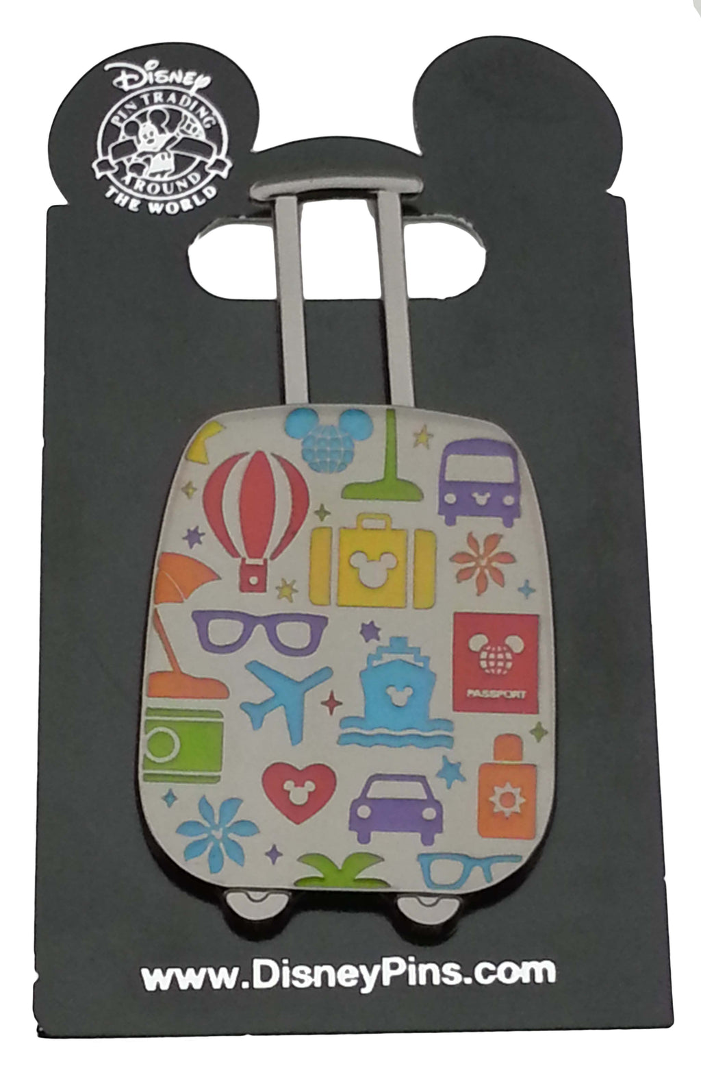 Disney Pin - Mickey Mouse - Pullman Suitcase - detail view 2