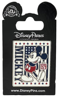 Disney Pin - Mickey Mouse - Est. 1928 - American Flag