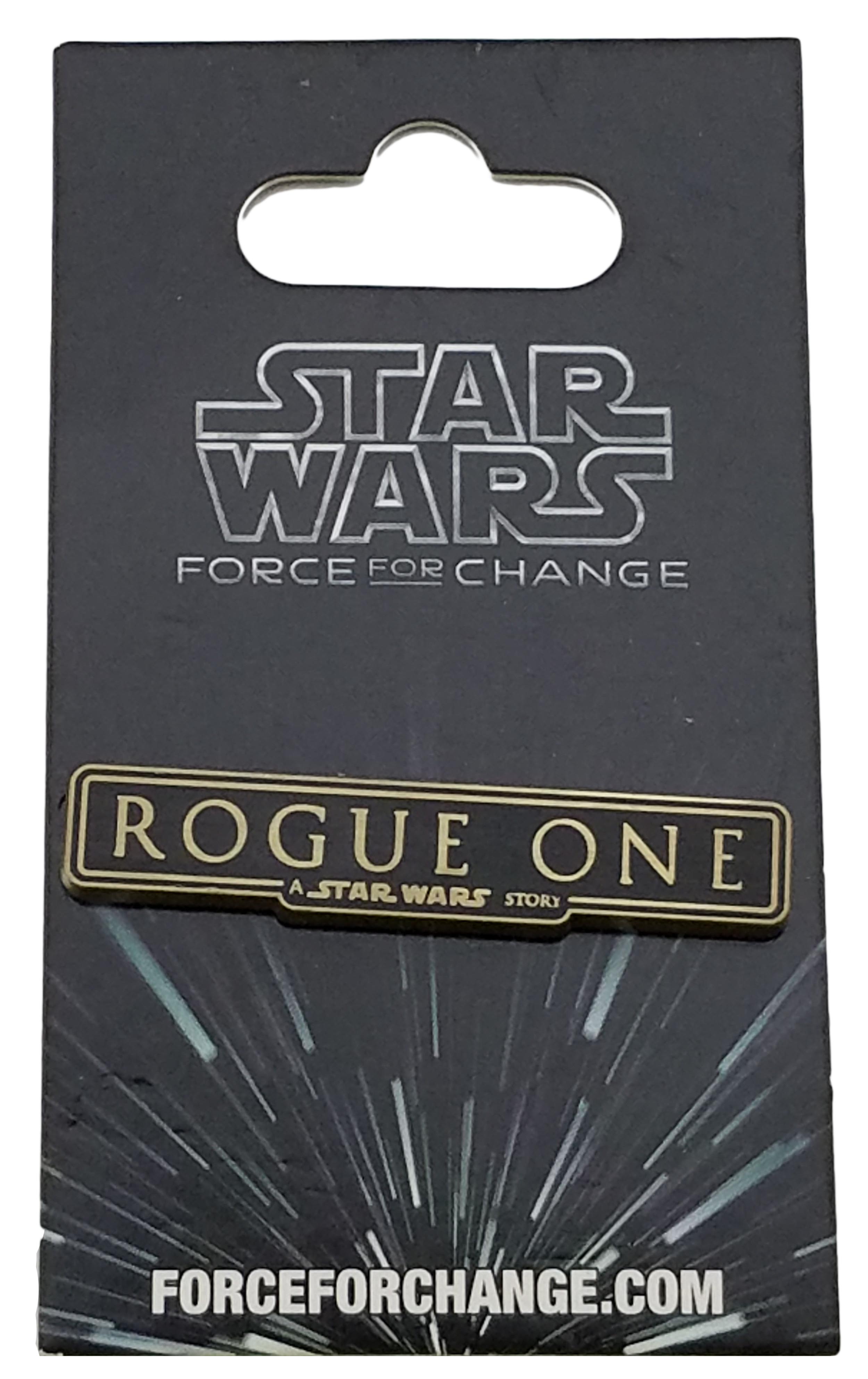 Disney Pin - Star Wars - Rogue One - Force for Change - A Star Wars Story