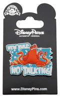 Disney Pin - Finding Dory - Hank - New Rule: No Talking! - Free-D - front view