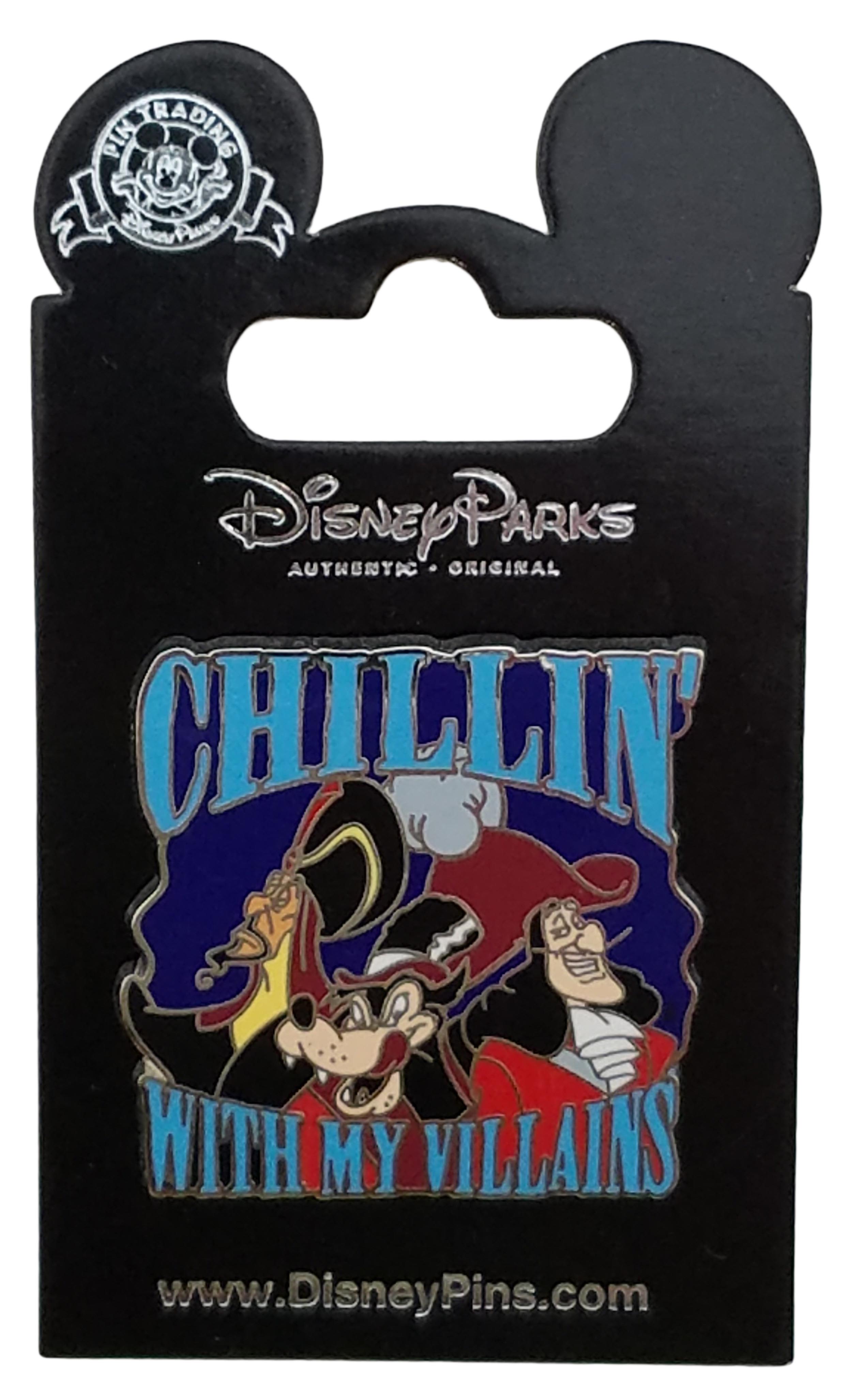 Disney Pin - Chillin' With My Villains - Jafar, Big Bad Wolf, Captain Hook