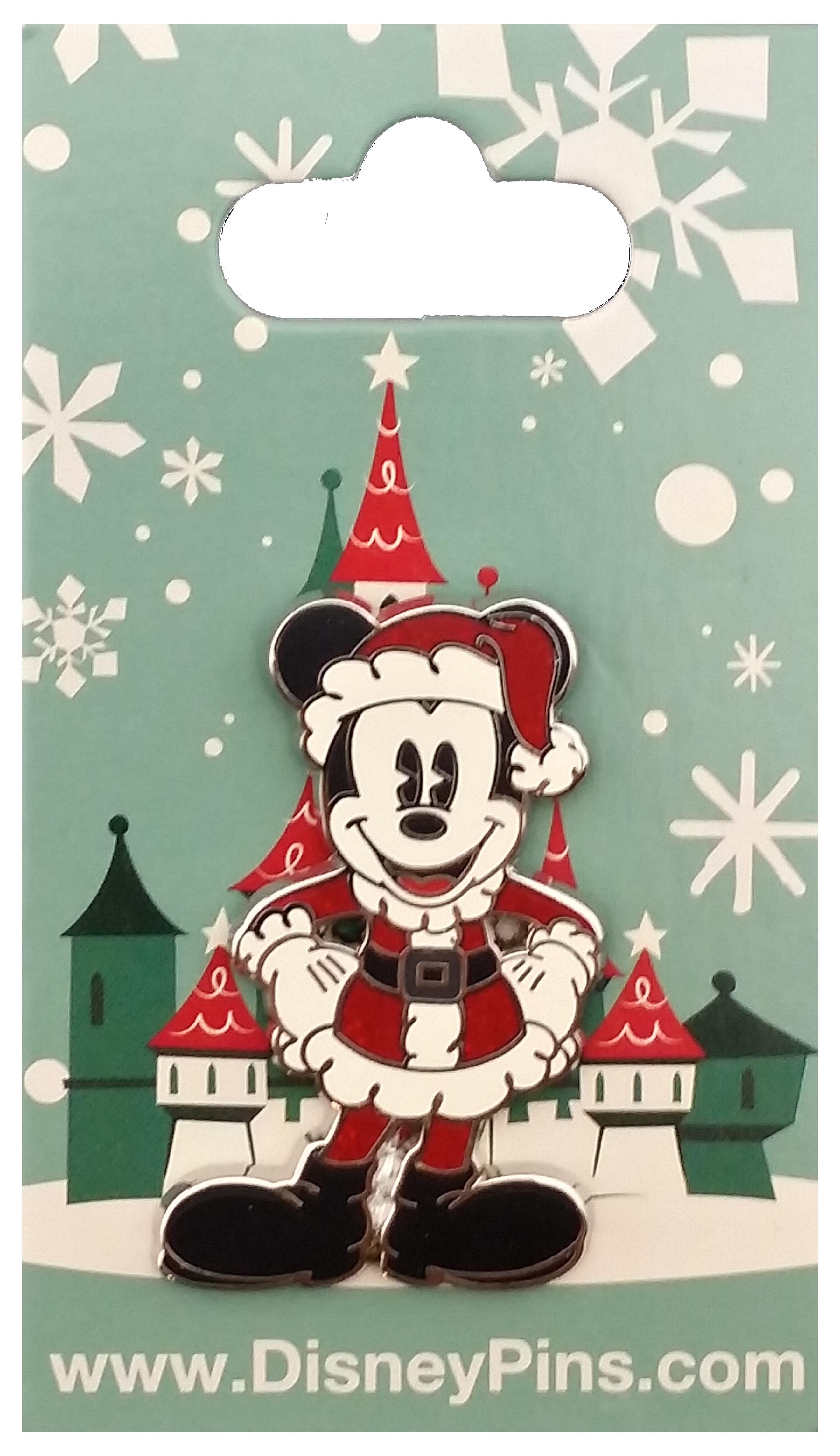 Disney Pin - Merry Christmas 2016 - Pie Eyed Mickey Mouse - Santa Suit