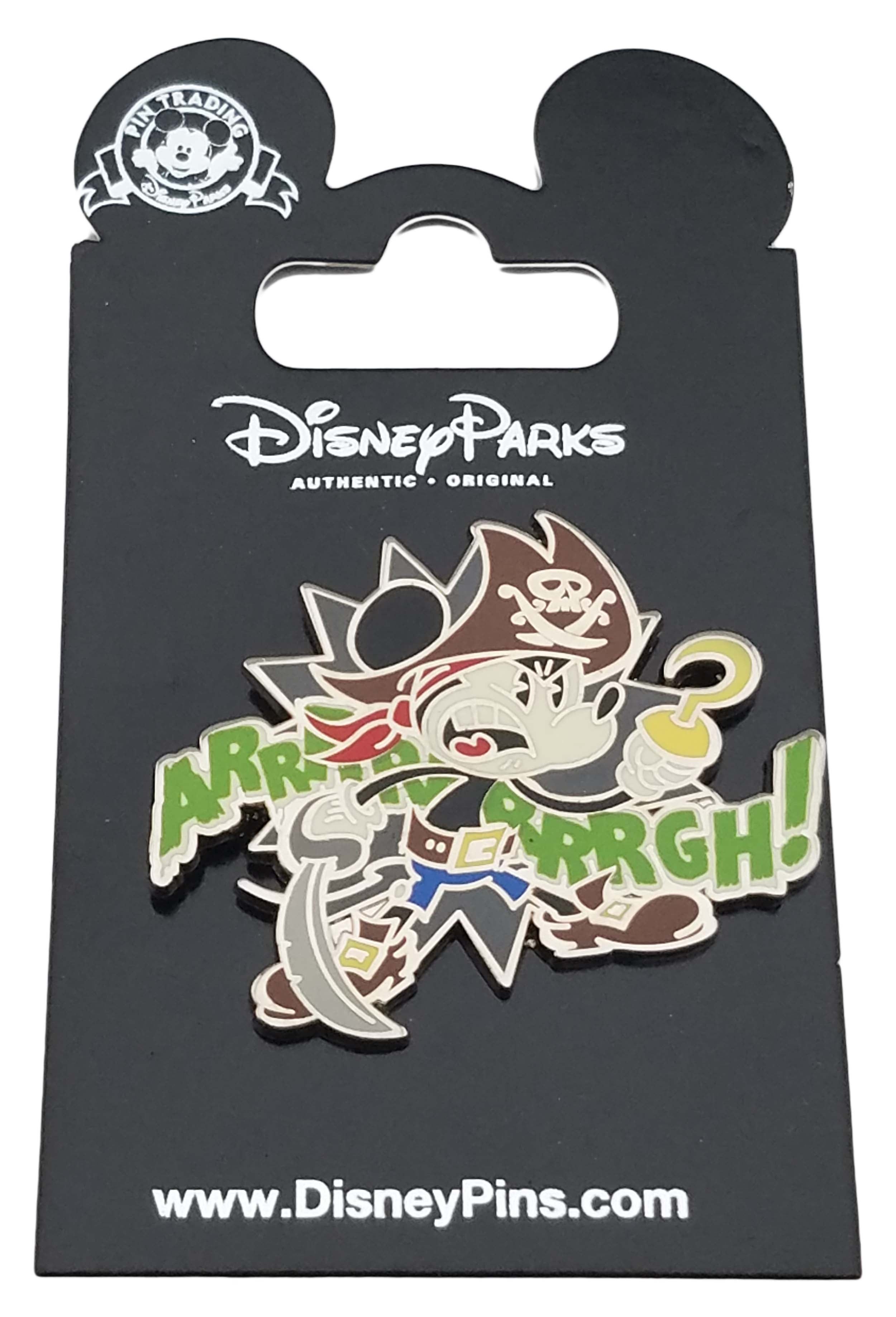 Disney Pin - Pirate Mickey Mouse - Arrrrrrrrgh! - front view