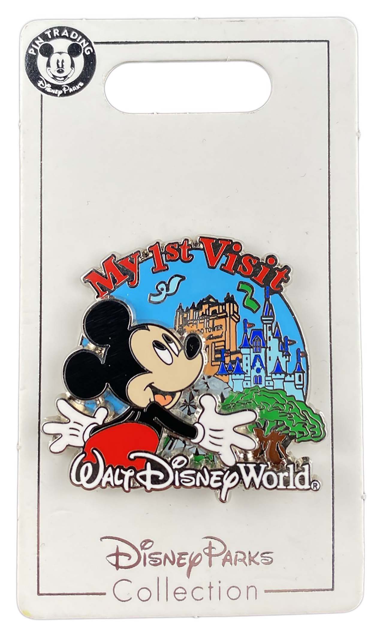 Disney Pin - WDW - Four Parks - My 1st (First Visit) - Mickey Mouse