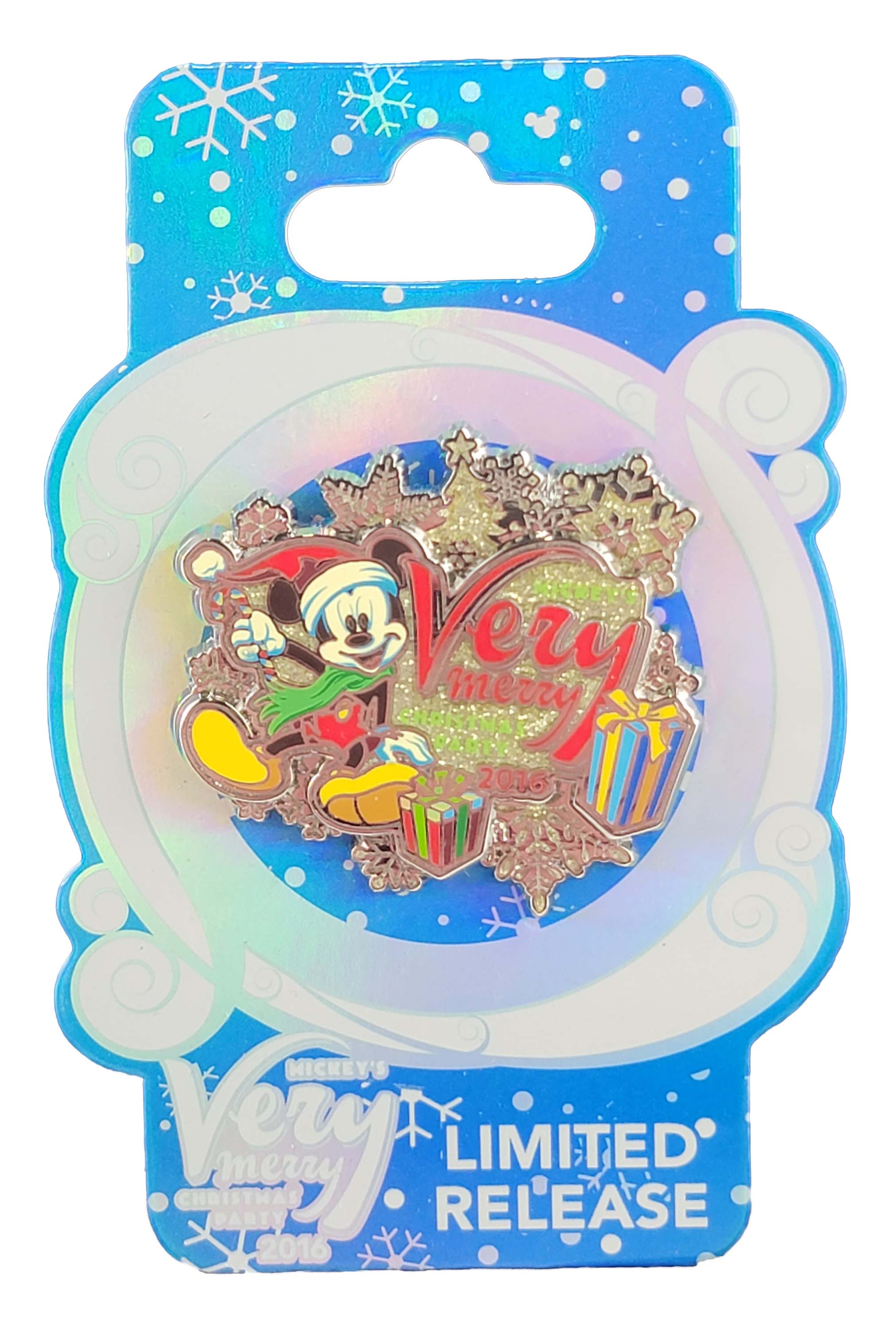 Disney Pin - Mickey's Very Merry Christmas Party 2016 Logo - Mickey