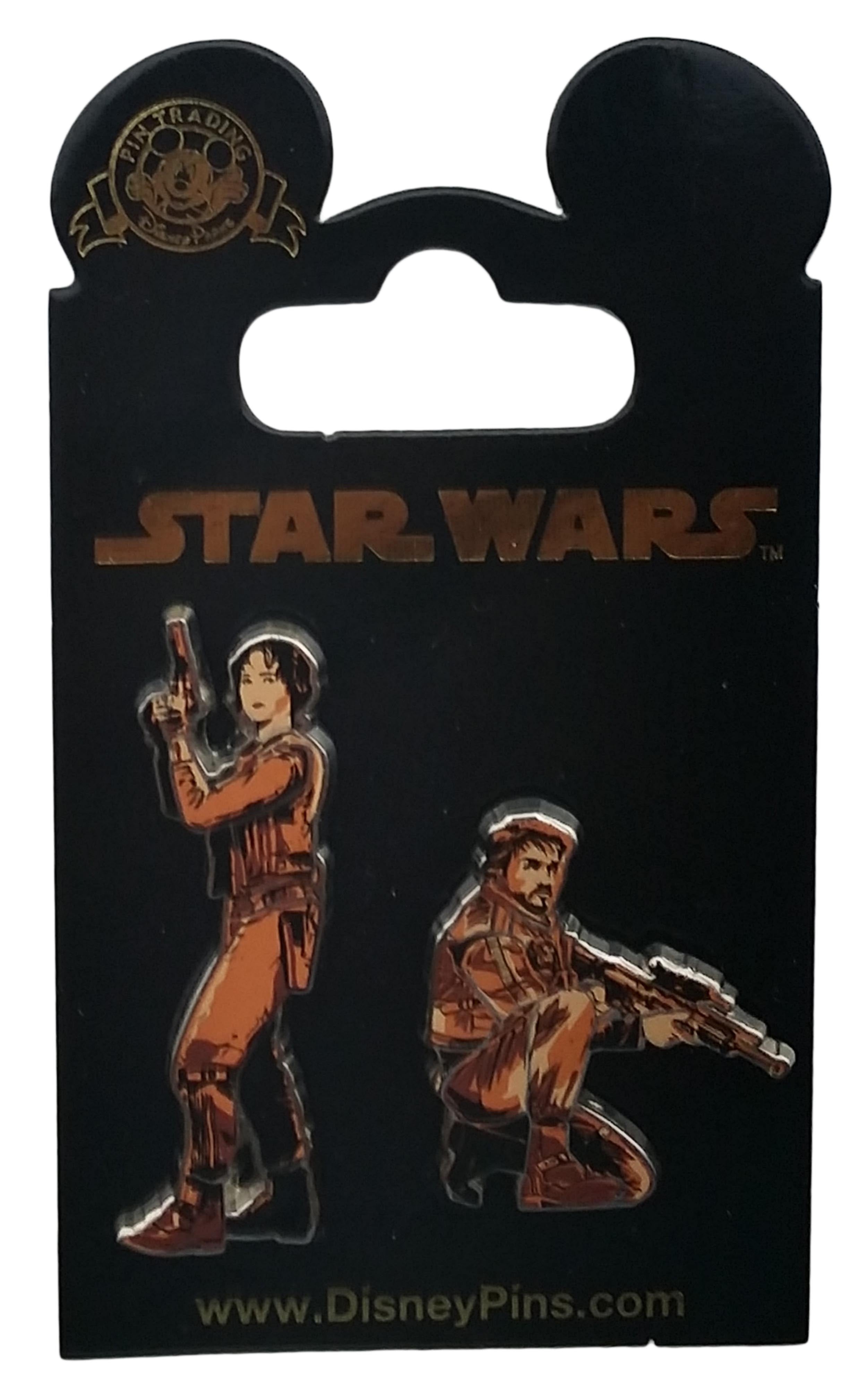 Disney Pin - Star Wars: Rogue One - 2 pin set - Jyn and Cassian