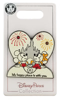 Disney Pin - Mickey and Minnie Mouse - My Happy Place Is With You