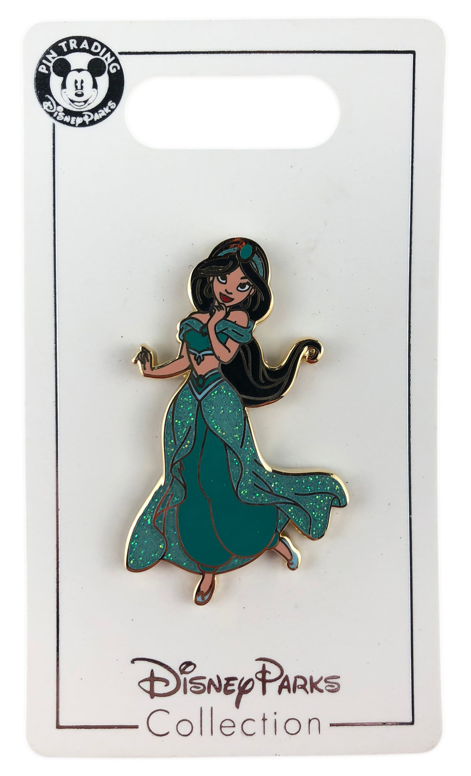 Disney Pin - Glitter Princess - Aladdin - Jasmine