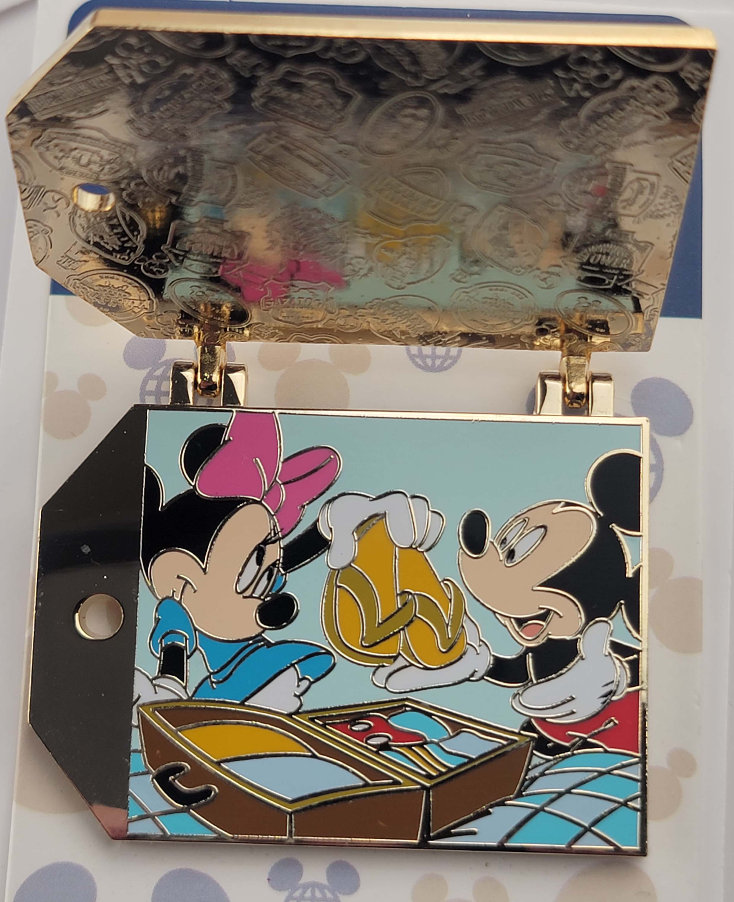 Disney Pin - Disney Vacation Club - Luggage Tag Collection #1 - Red, view 2