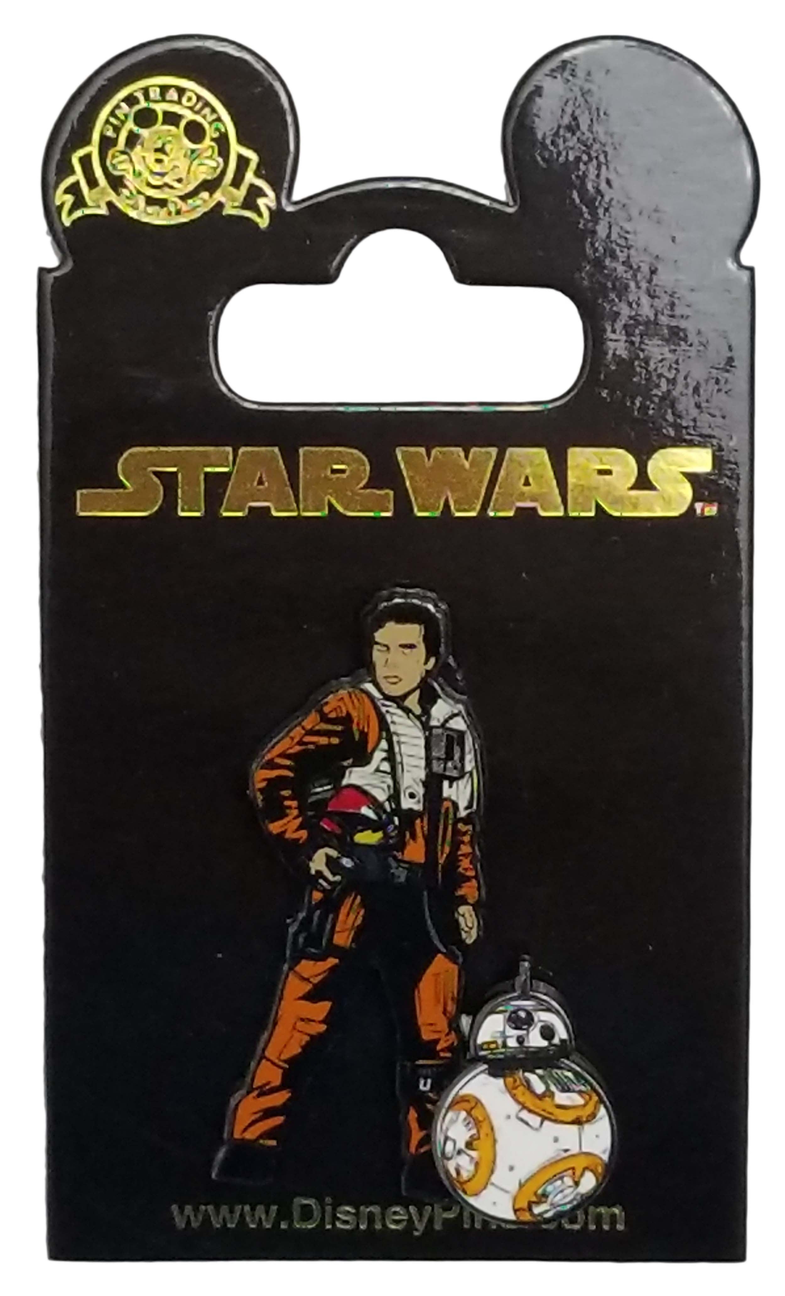 Disney Pin - Star Wars: The Last Jedi - Poe Dameron and BB-8