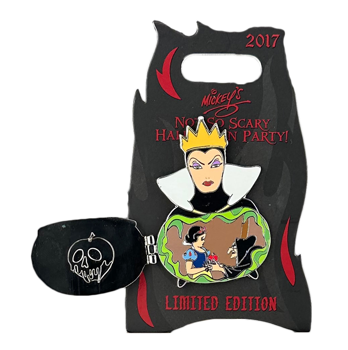 Disney Pin - MNSSHP 2017 - Evil Queen - Cauldron - Hinged - alternate view 2