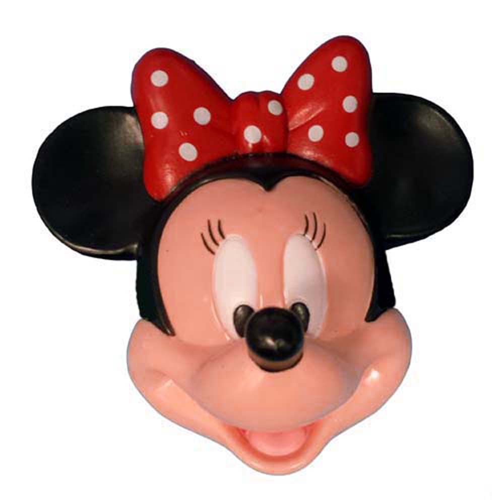 Disney Parks Magnet - Minnie Mouse - 3D Head - front view