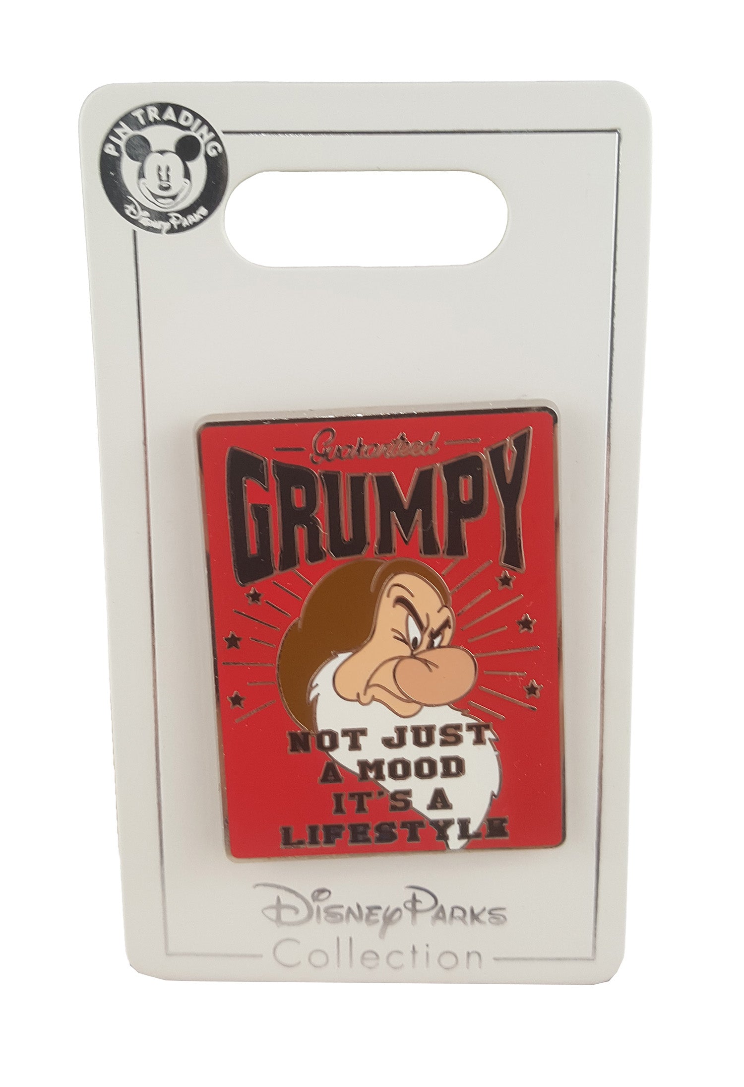 Disney Pin - Snow White and the Seven Dwarfs - Guaranteed Grumpy - It's a Lifestyle