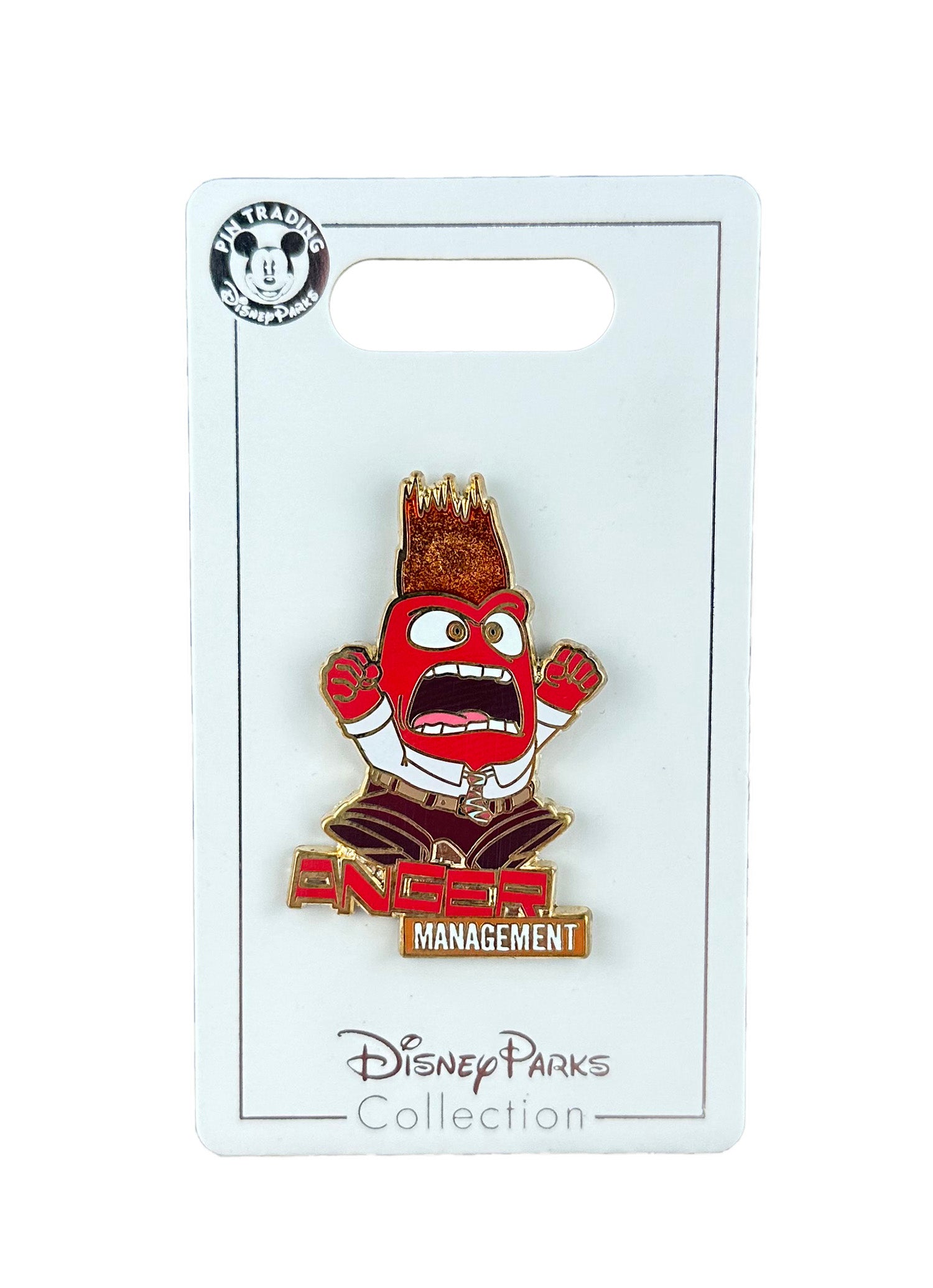 Disney Pin - Inside Out - Anger Management - front view