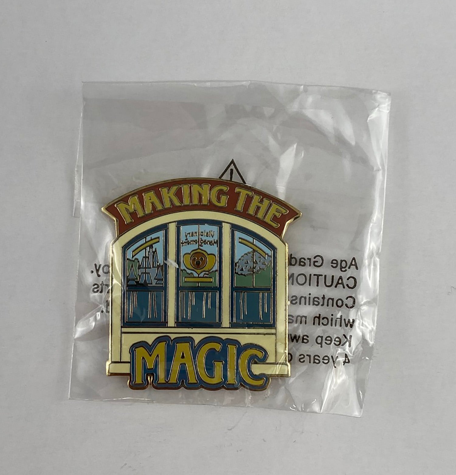 Disney Pin - Making The Magic Window Pin - Manager Exclusive, view 3