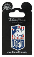 Disney Pin - Mickey Mouse - American Legend Banner Flag