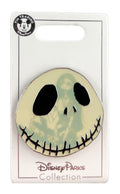 Disney Pin - The Nightmare Before Christmas - Jack Skellington - Jack face with Sally - front view