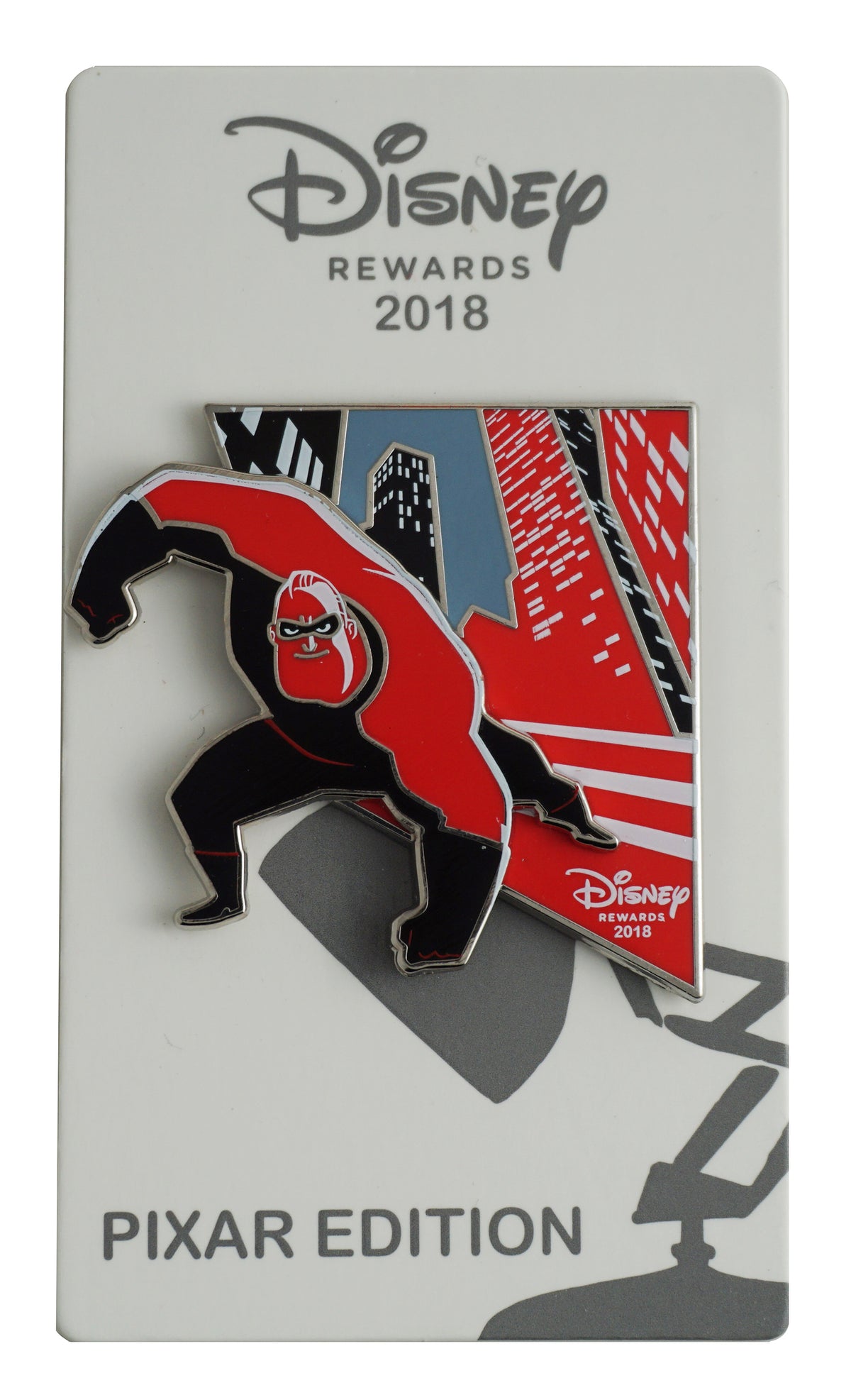 Disney Pin - Visa Rewards 2018 - Pixar Edition - Mr. Incredible - front view