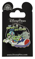 Disney Pin - Toy Story - Buzz Lightyear, Space Mountain and Little Green Men - front view