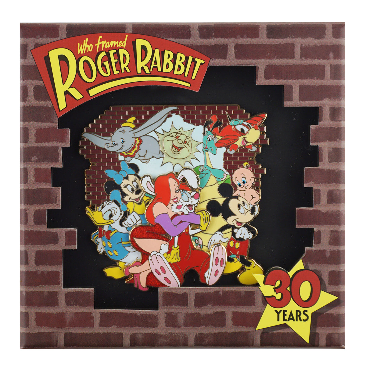 Disney Pin - Who Framed Roger Rabbit 30th Anniversary Jumbo Boxed Pin - front view