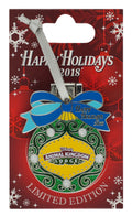 Disney Pin - Christmas Holiday 2018 - Resort Baubles Ornament - Animal Kingdom Lodge - Lion King - Timon and Pumbaa
