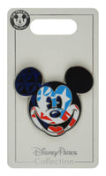 Disney Pin - EPCOT World Showcase - Mickey Head Icon - American Flag