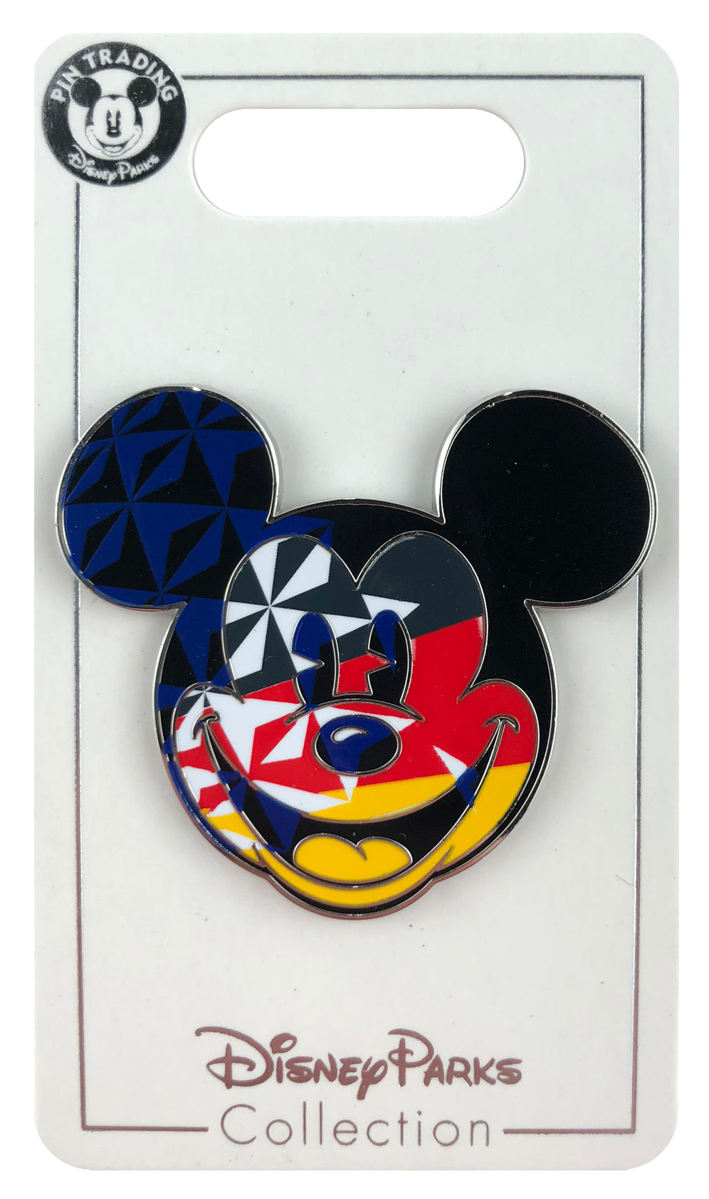 Disney Pin - EPCOT World Showcase - Mickey Head Icon - Germany Flag