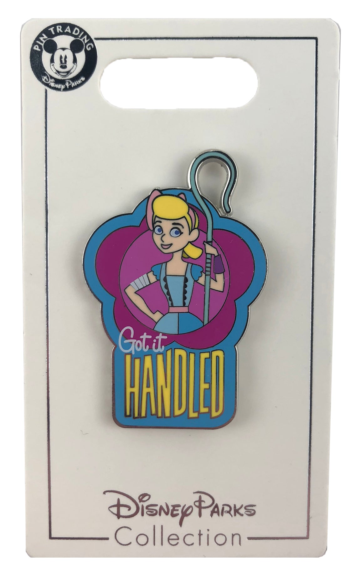 Disney Pin - Toy Story 4 - Bo Peep - Got It Handled - front view
