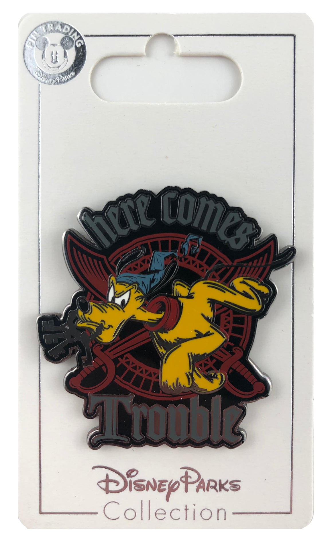 Disney Pin - Pirate Pluto - Here Comes Trouble - front view
