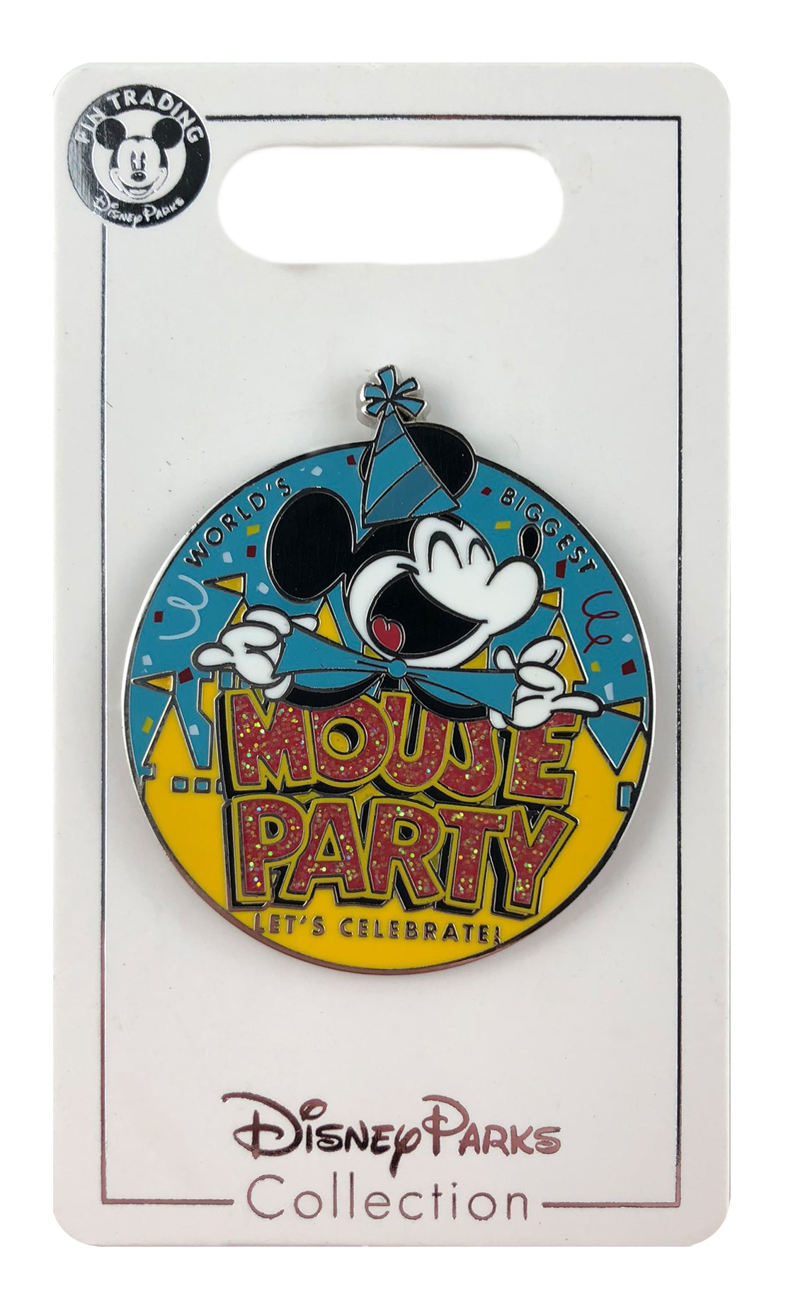 Disney Pin - World's Biggest Mouse Party - Let's Celebrate