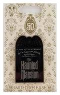Disney Pin - Haunted Mansion 50th Anniversary Tombstone - Limited Release - front view