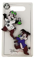 Disney Pin - Happy Halloween 2019 - Chip Mad Doctor and Dale Frankenstein