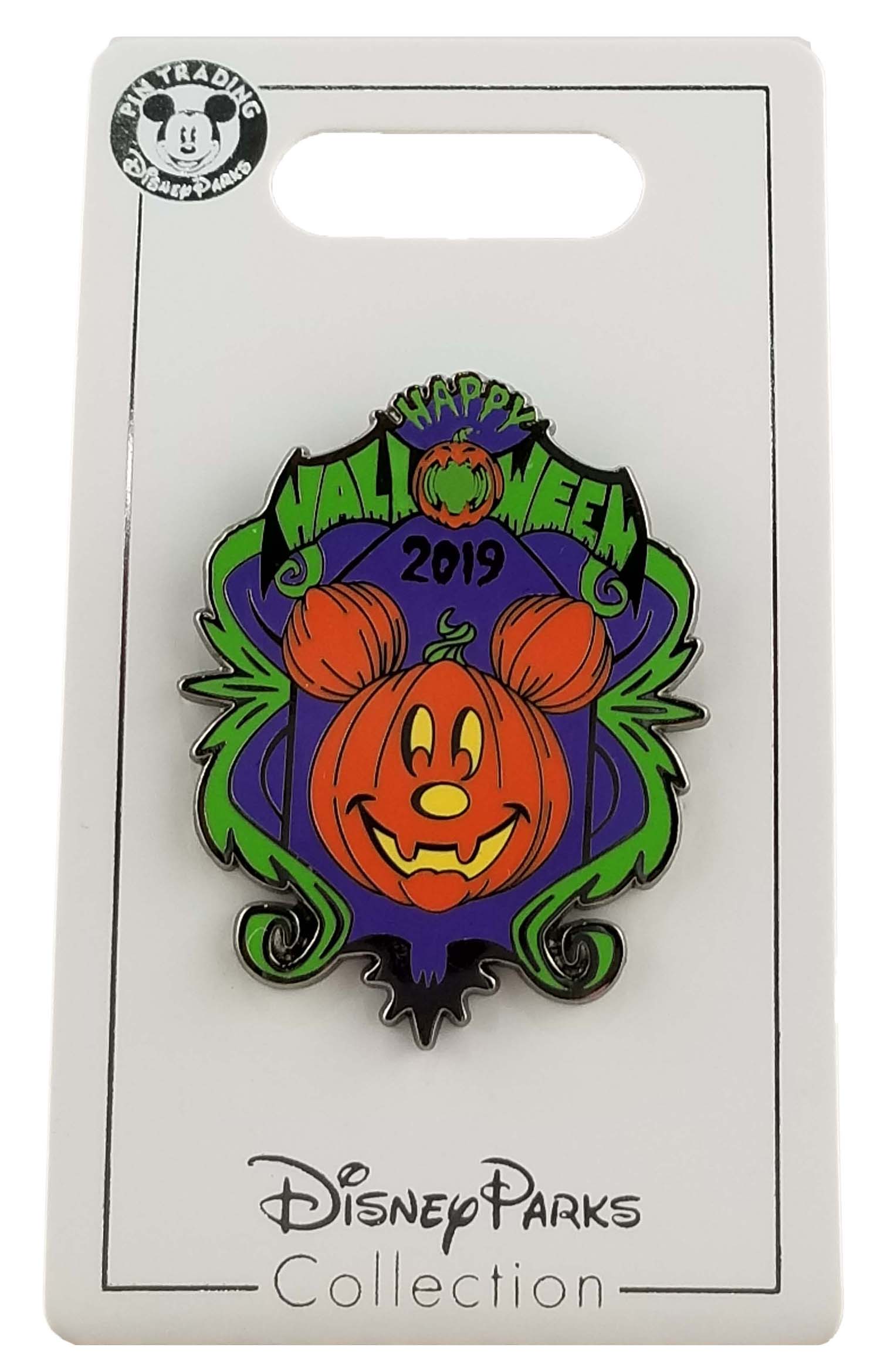 Disney Pin - Halloween 2019 - Mickey Mouse Jack-O'-Lantern