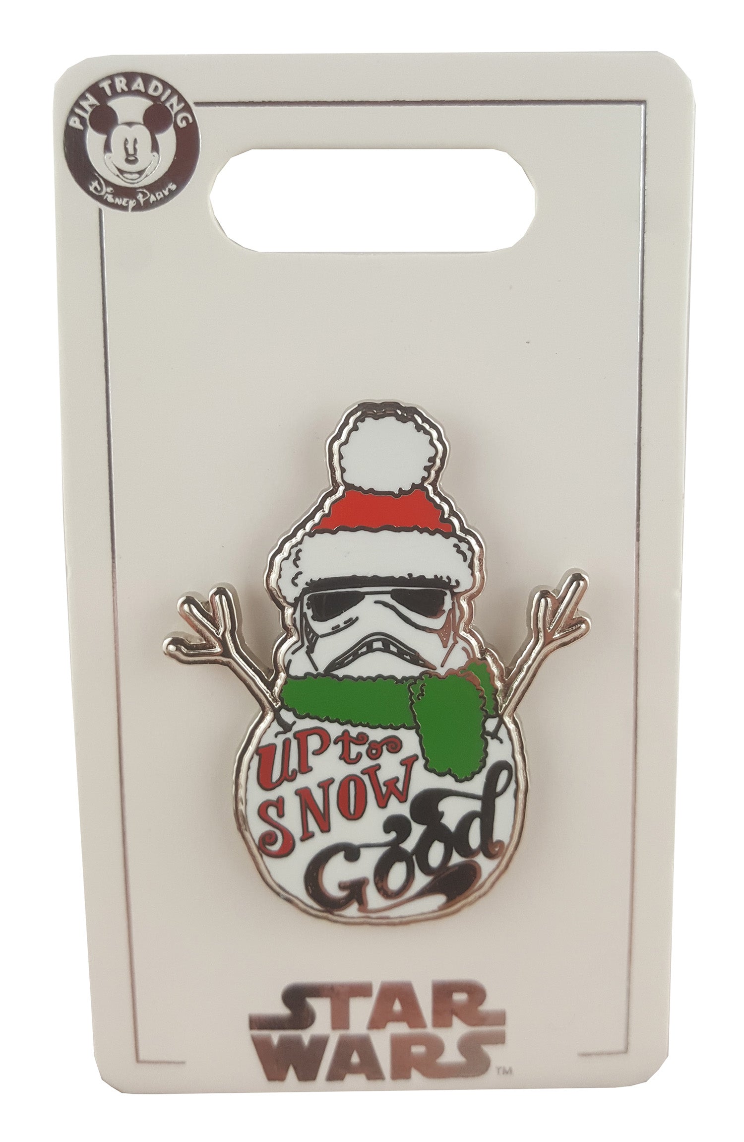 Disney Pin - Merry Christmas Holiday 2018 - Star Wars - Stormtrooper Snowman - Up to Snow Good