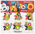 Disney Pin - Booster Set - Dated 2020 Mickey and Friends - 6-Pin Set - front view