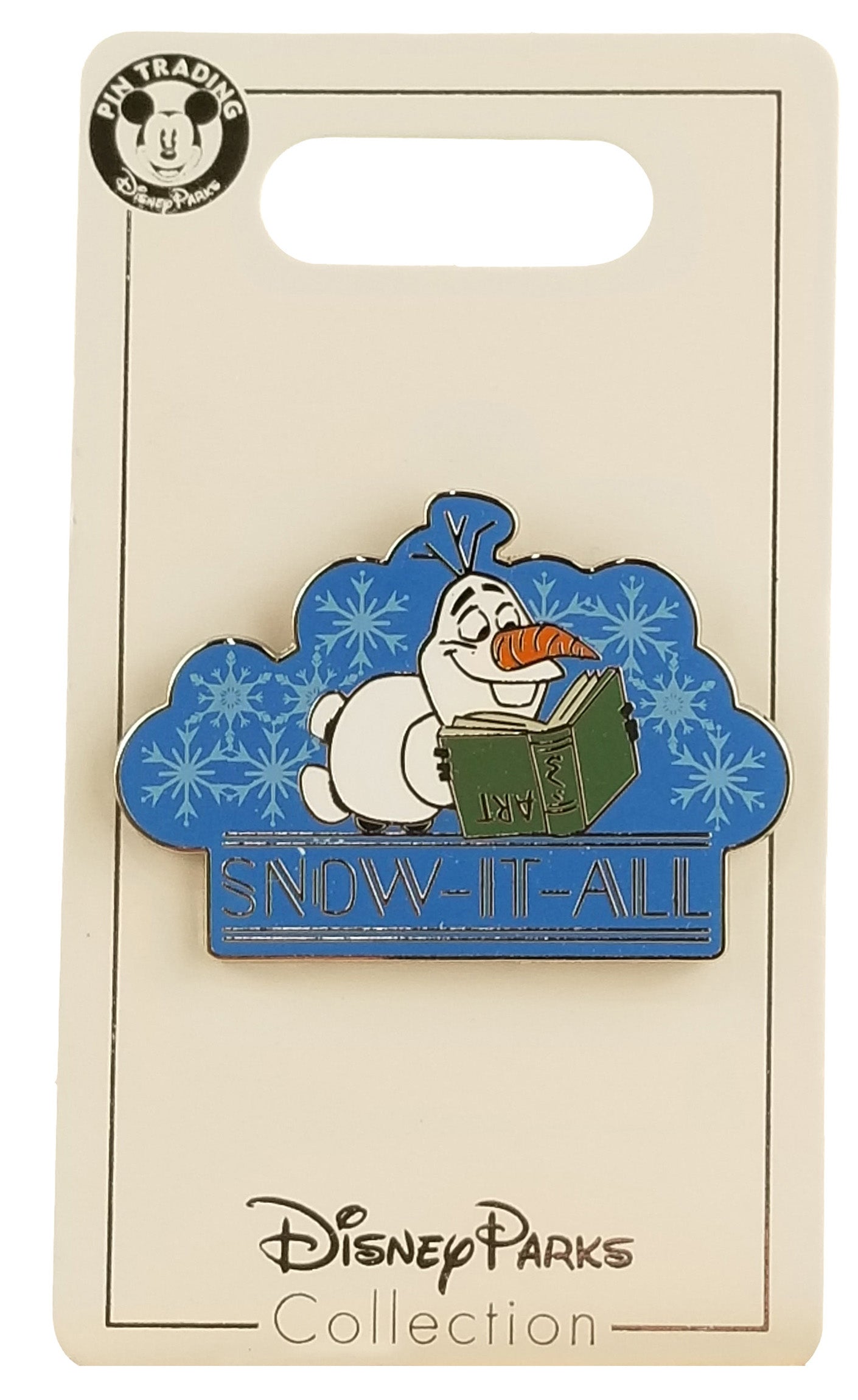 Disney Pin - Frozen Olaf - Reading a Book - Snow it All