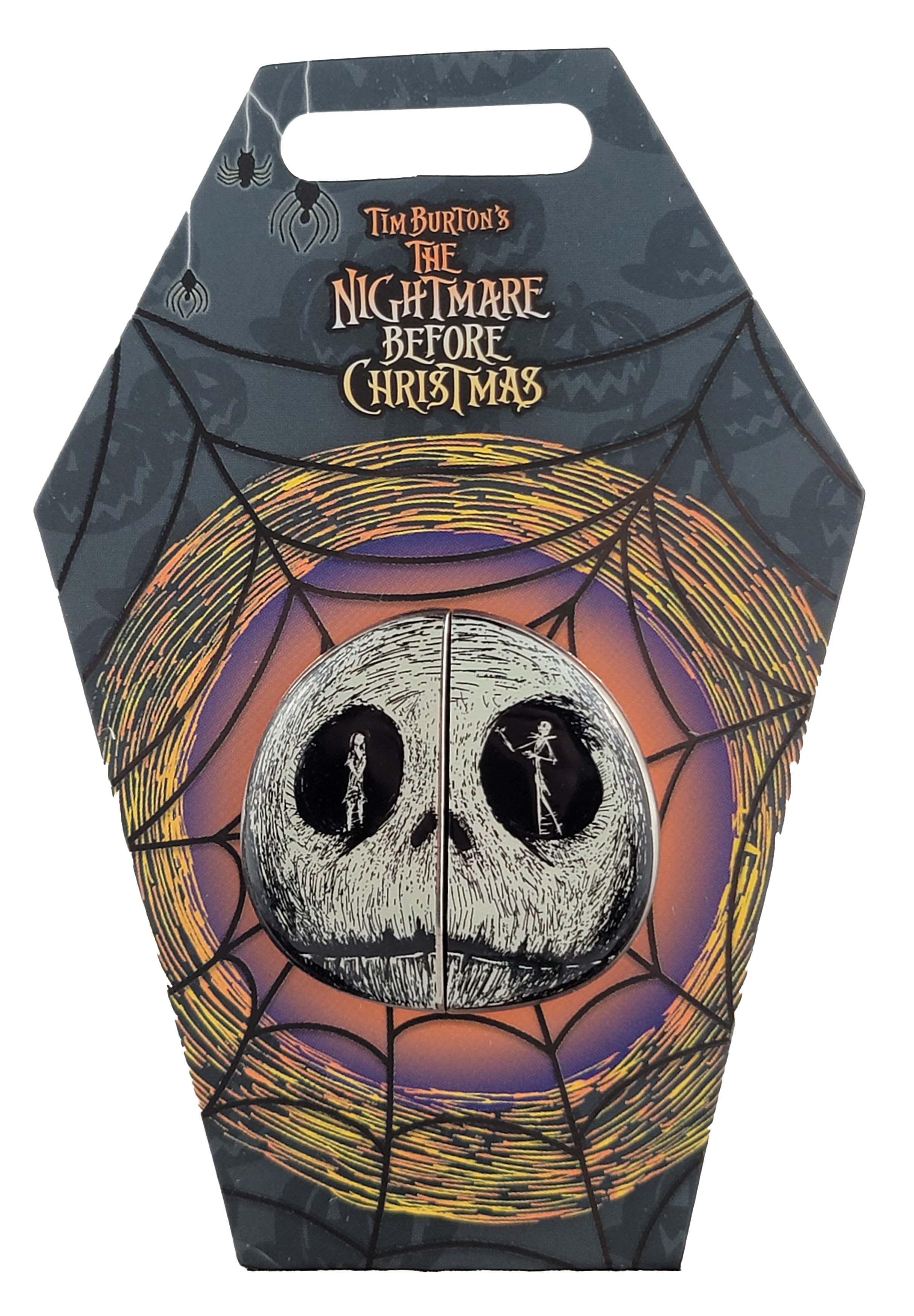 Disney Pin - A Nightmare Before Christmas - Jack and Sally Skull Set