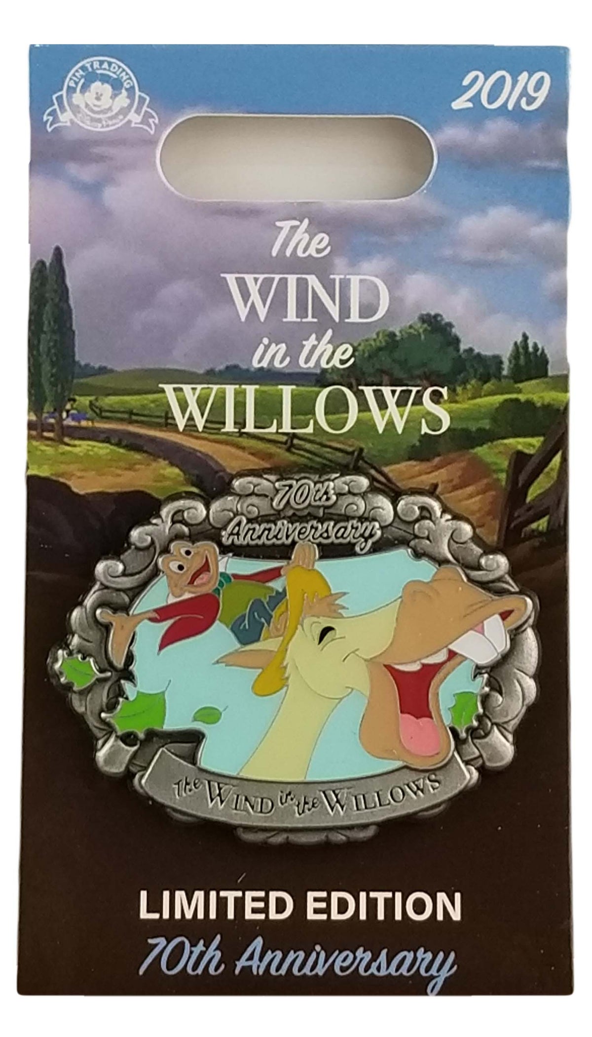 Disney Pin - 70th Anniversary - Mr. Toad - The Wind in the Willows - front view