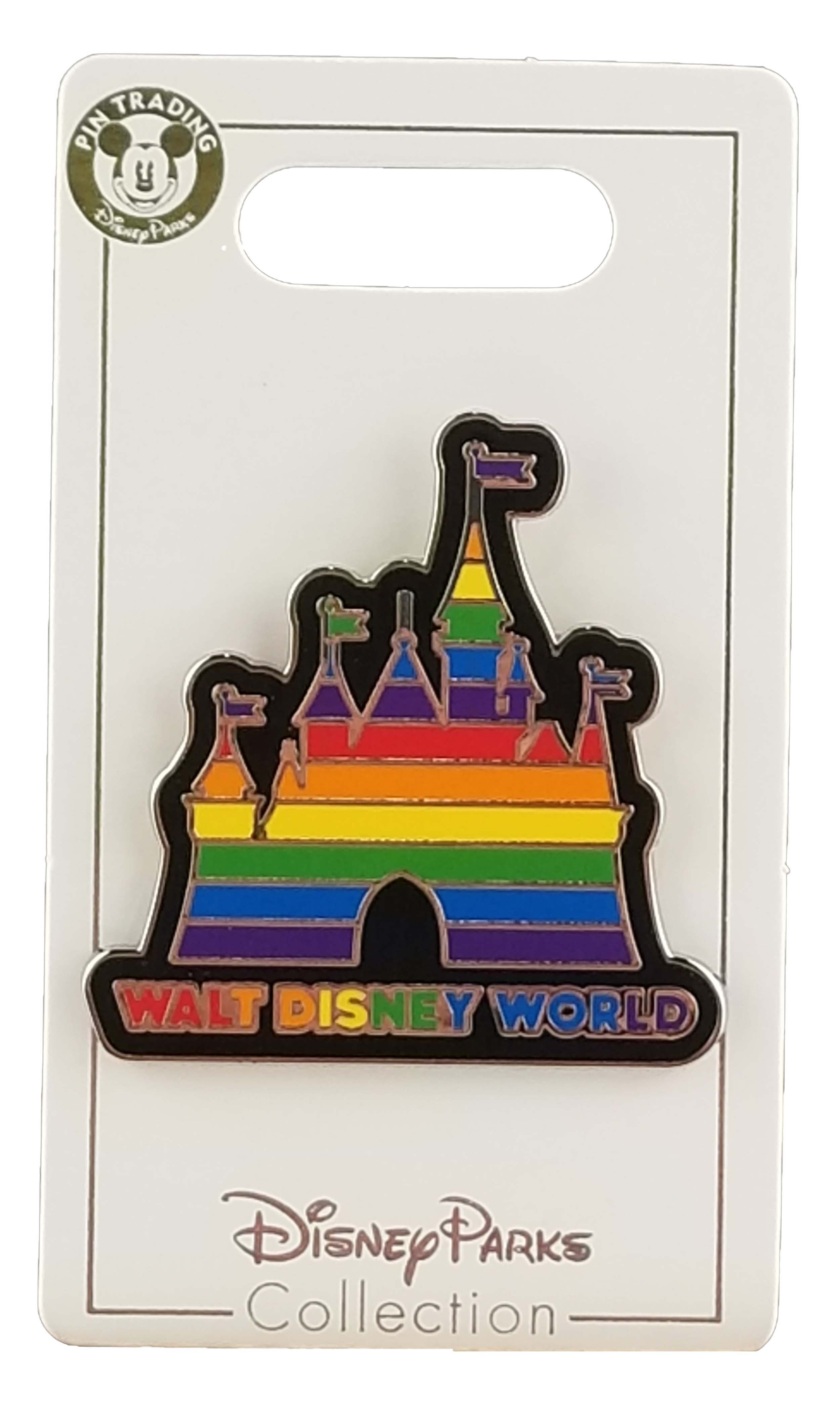 Disney Pin - Rainbow Pride Collection - Walt Disney World - Cinderella Castle