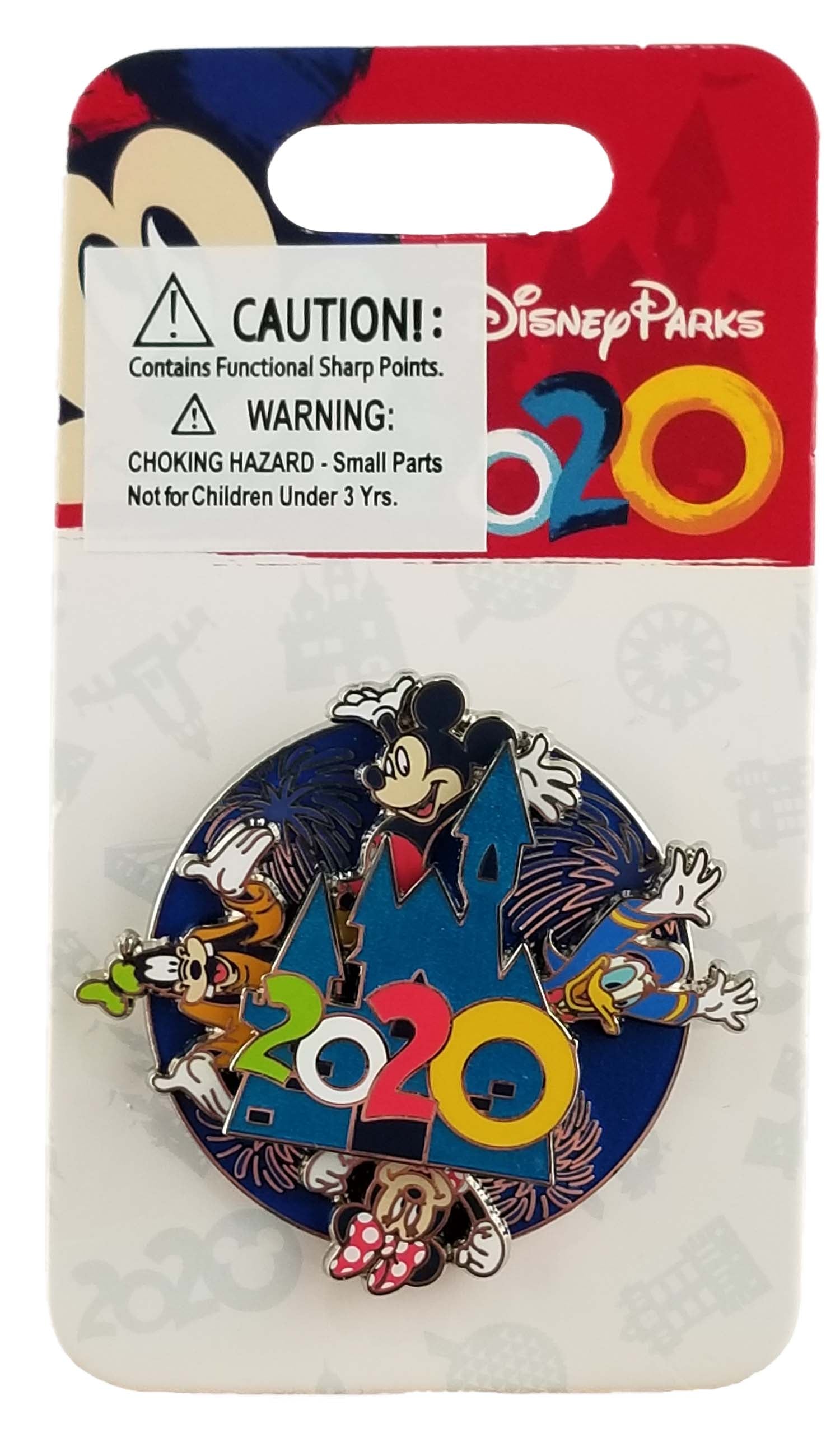 Disney Parks 2020 Mickey and friends castle spinner pin - Mickey position