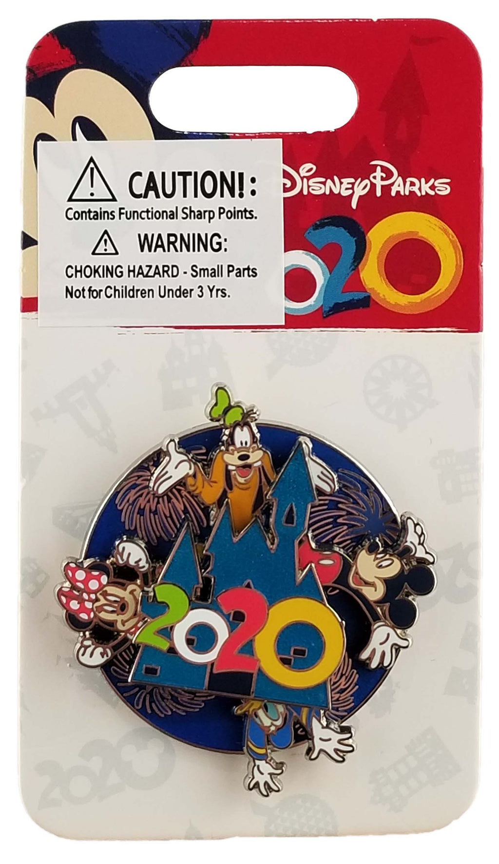 Disney Parks 2020 Mickey and friends castle spinner pin - Goofy position