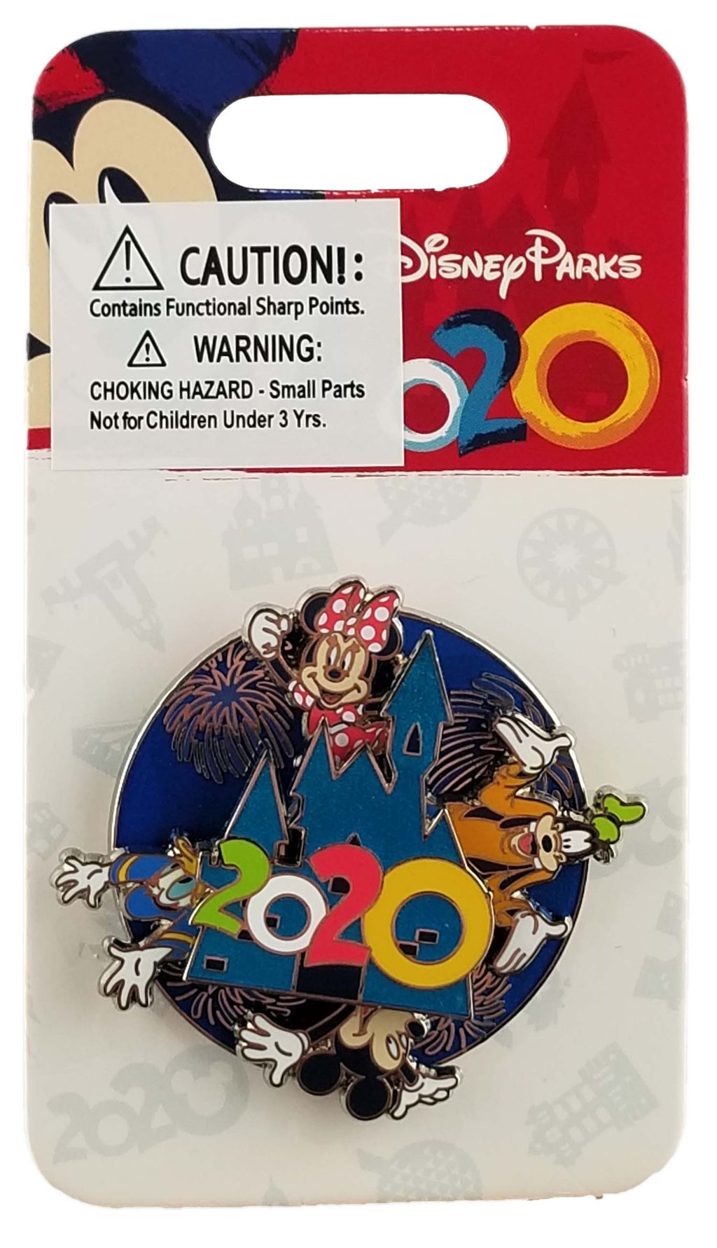 Disney Parks 2020 Mickey and friends castle spinner pin - Minnie position