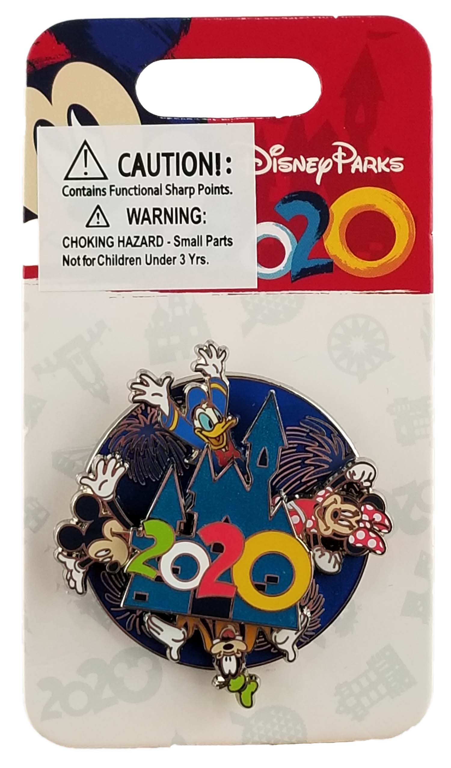 Disney Parks 2020 Mickey and friends castle spinner pin - Donald position