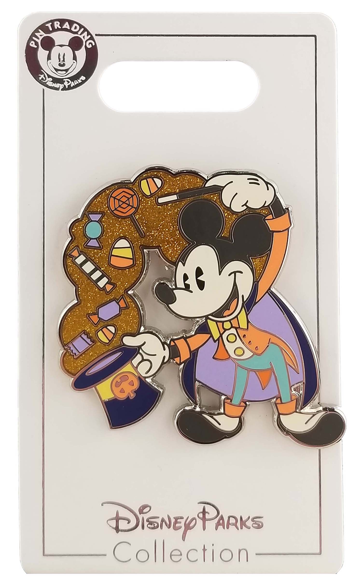 Disney Pin - Happy Halloween 2020 - Mickey Mouse - Magician - front view