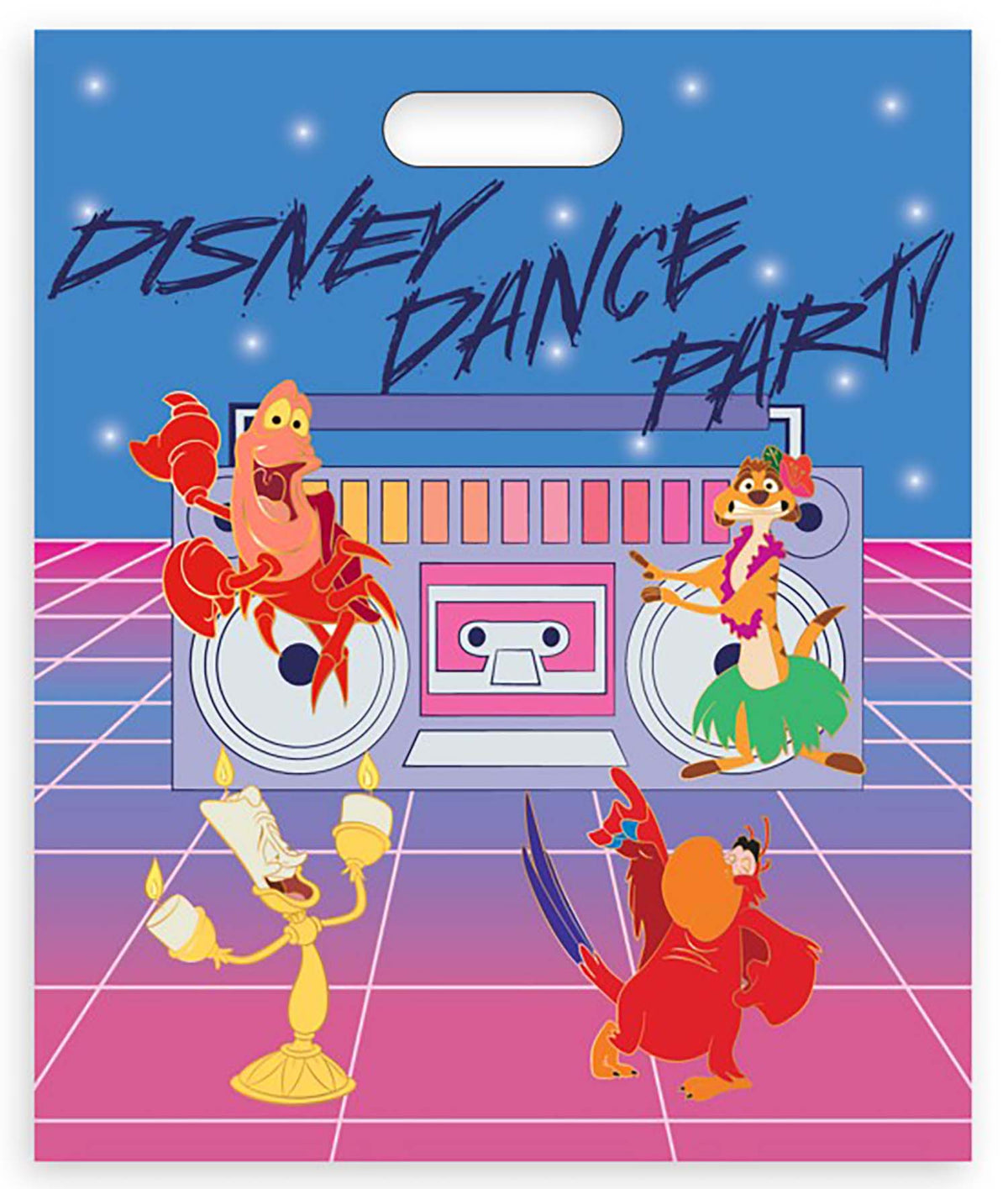 Disney Pin - Disney Character Dance Party Flair - 4-Pin Set - front view