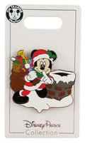 Disney Pin - Merry Christmas Holiday 2021 - Santa Mickey Mouse - Chimney