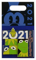 Disney Pin - Walt Disney World - Dated 2021 Dated - Kermit the Frog