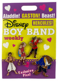 Disney Pin - Disney Boy Band Flair - 4-Pin Set - front view